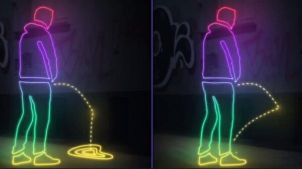 Une peinture hydrophobe pour lutter contre les urines dans l’espace public: l’arroseur arrosé!