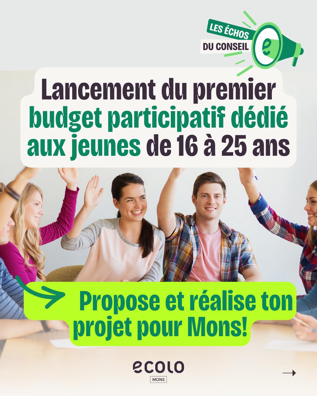 Premier budget participatif dédié aux jeunes